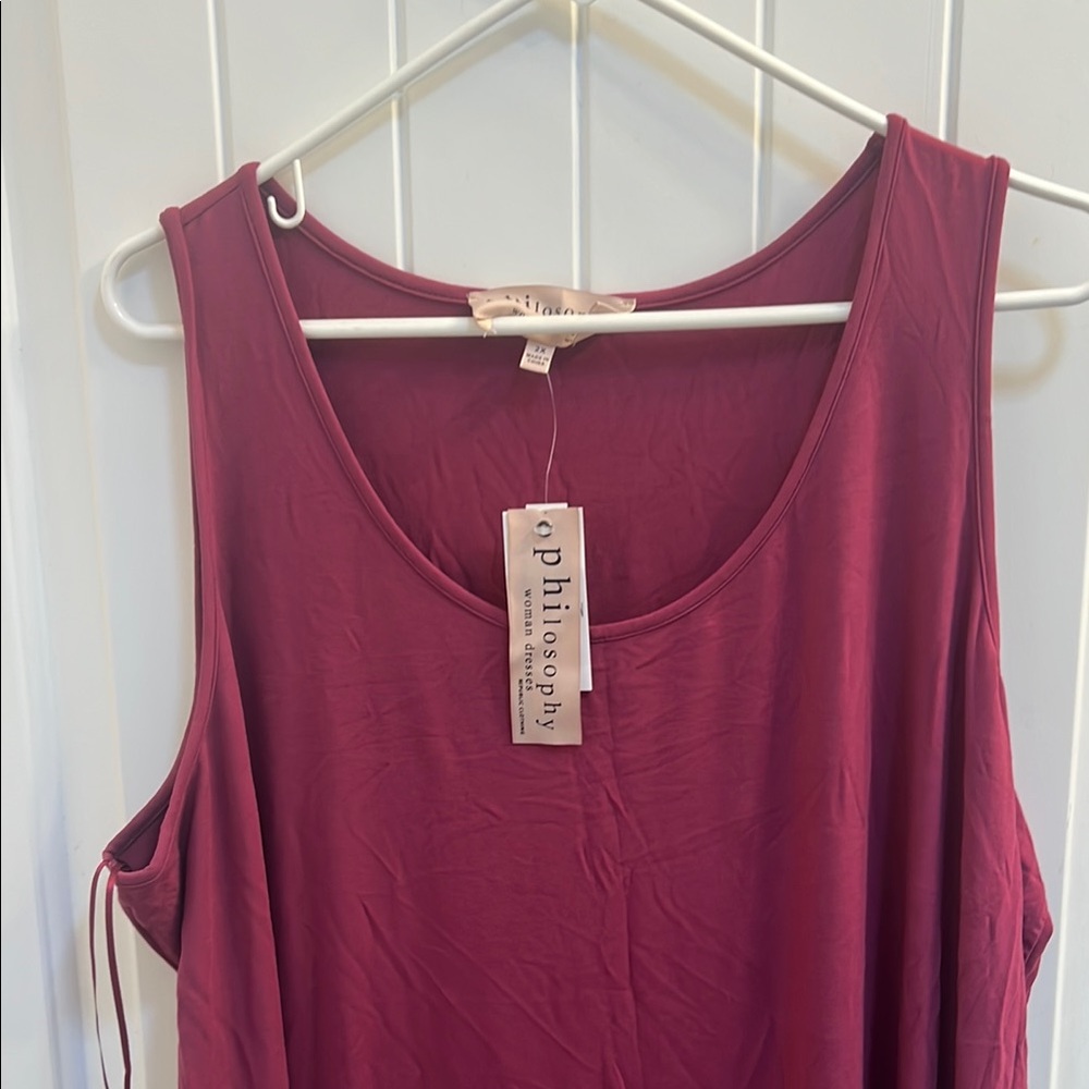 Philosophy Women's Pink Sleeveless Top